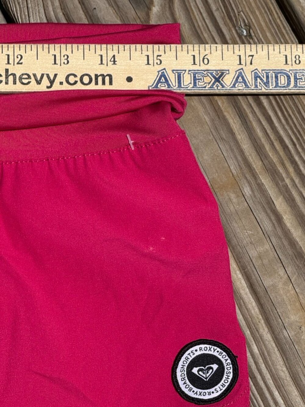 Roxy Hot Pink Mini Shorts szSmall Y2K Surfcore Coastal Cowgirl Beach Chic 3741 - Picture 4 of 8